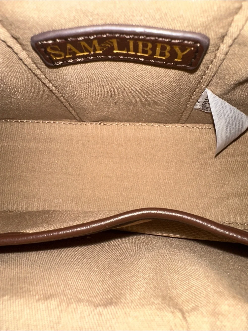 Sam & Libby Woven Joy Raffia Vanity/Train Case w/Brown Trim & Gold Hardware NWT